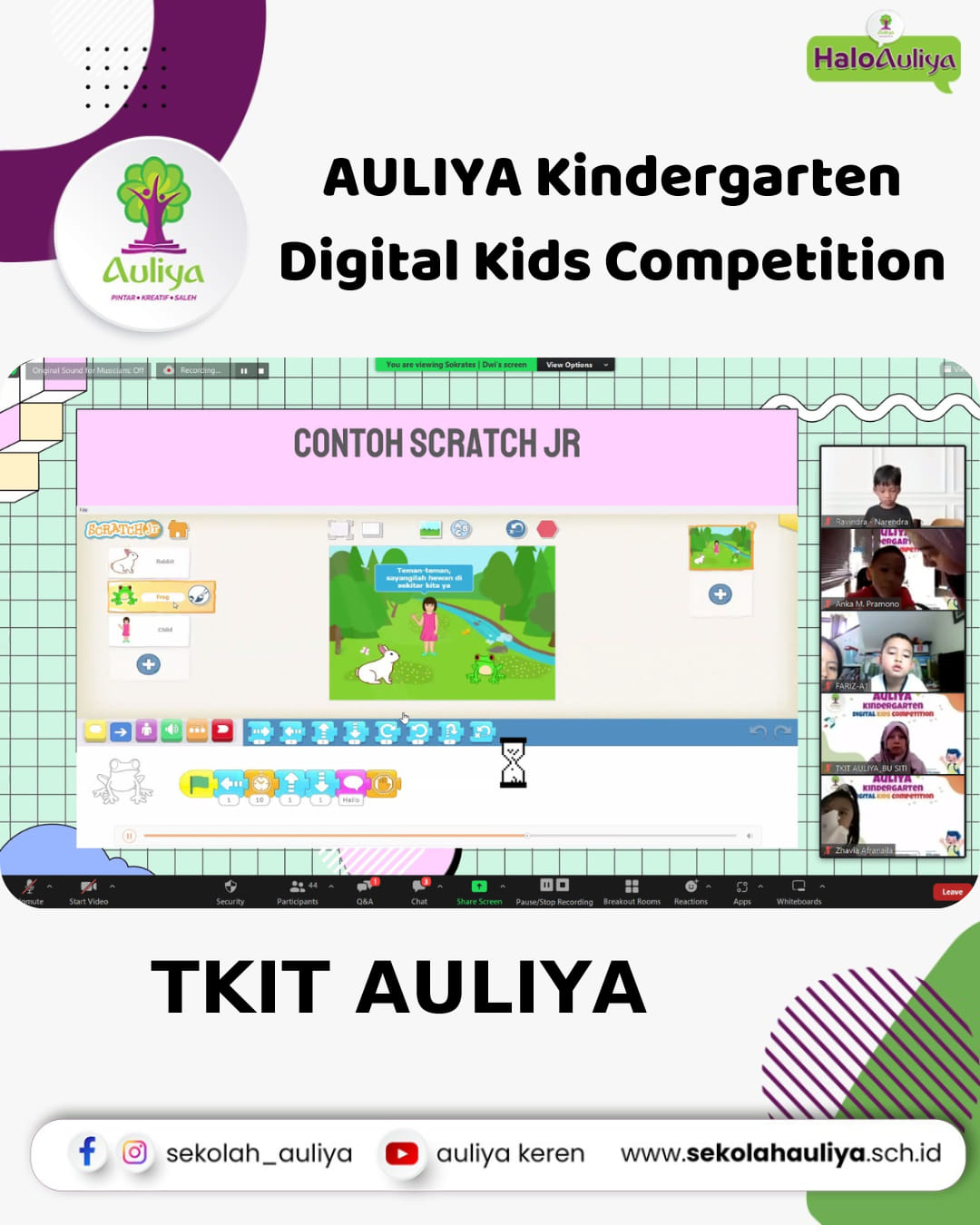  TKIT AULIYA Gelar AULIYA Kindergarten Digital Kids Competition 2023