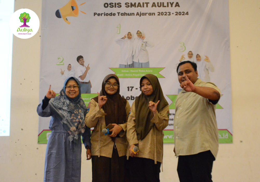  SMAIT Auliya Sukses Selenggarakan Pemilu Raya Pemilihan Calon Ketua dan Wakil Ketua OSIS Periode 2023/2024