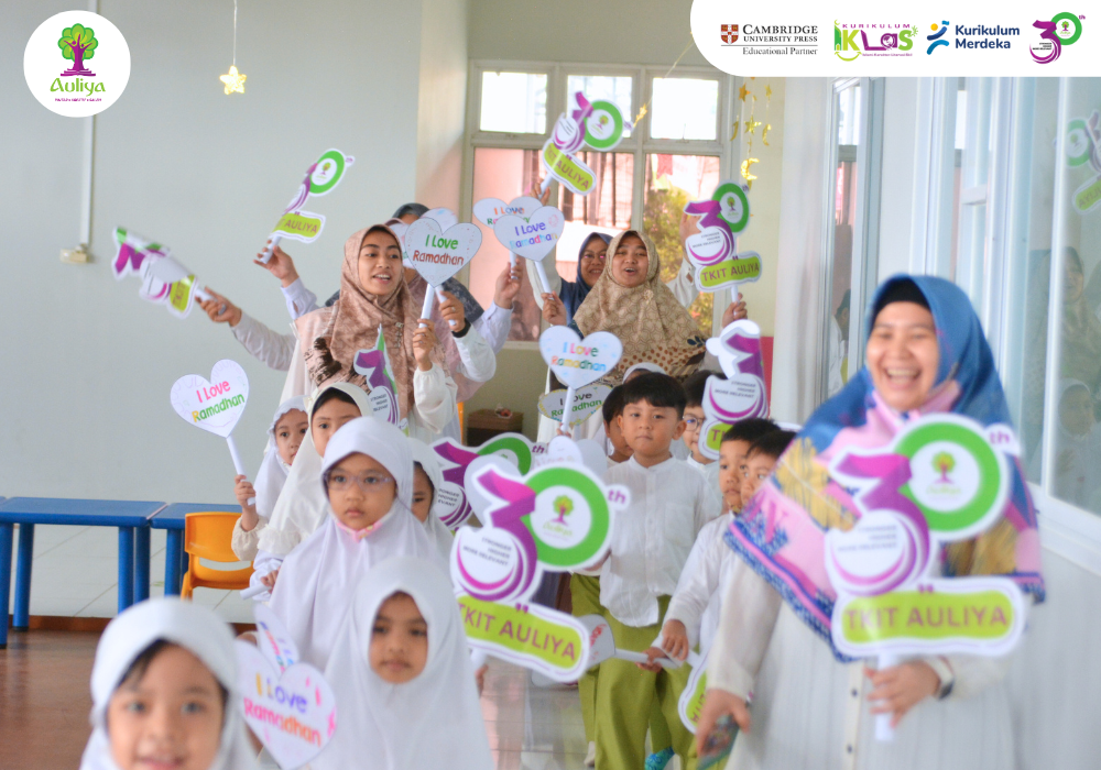 TKIT Auliya Sambut Ramadan dan Milad Ke-30 Tahun Sekolah Auliya dengan Keceriaan dan Kebaikan